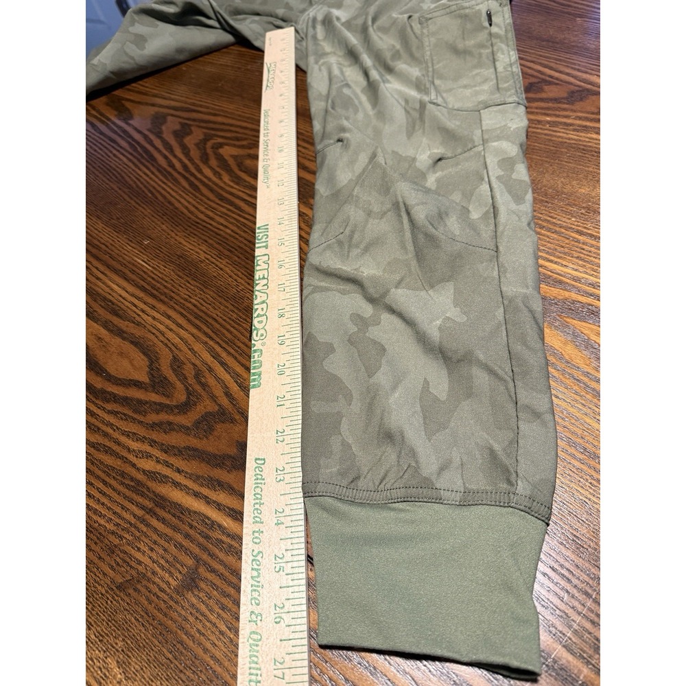 prAna Halle Jogger II Pants Women's 6 Sage Green Camo Outdoor Hiking Travel - Picture 7 of 16